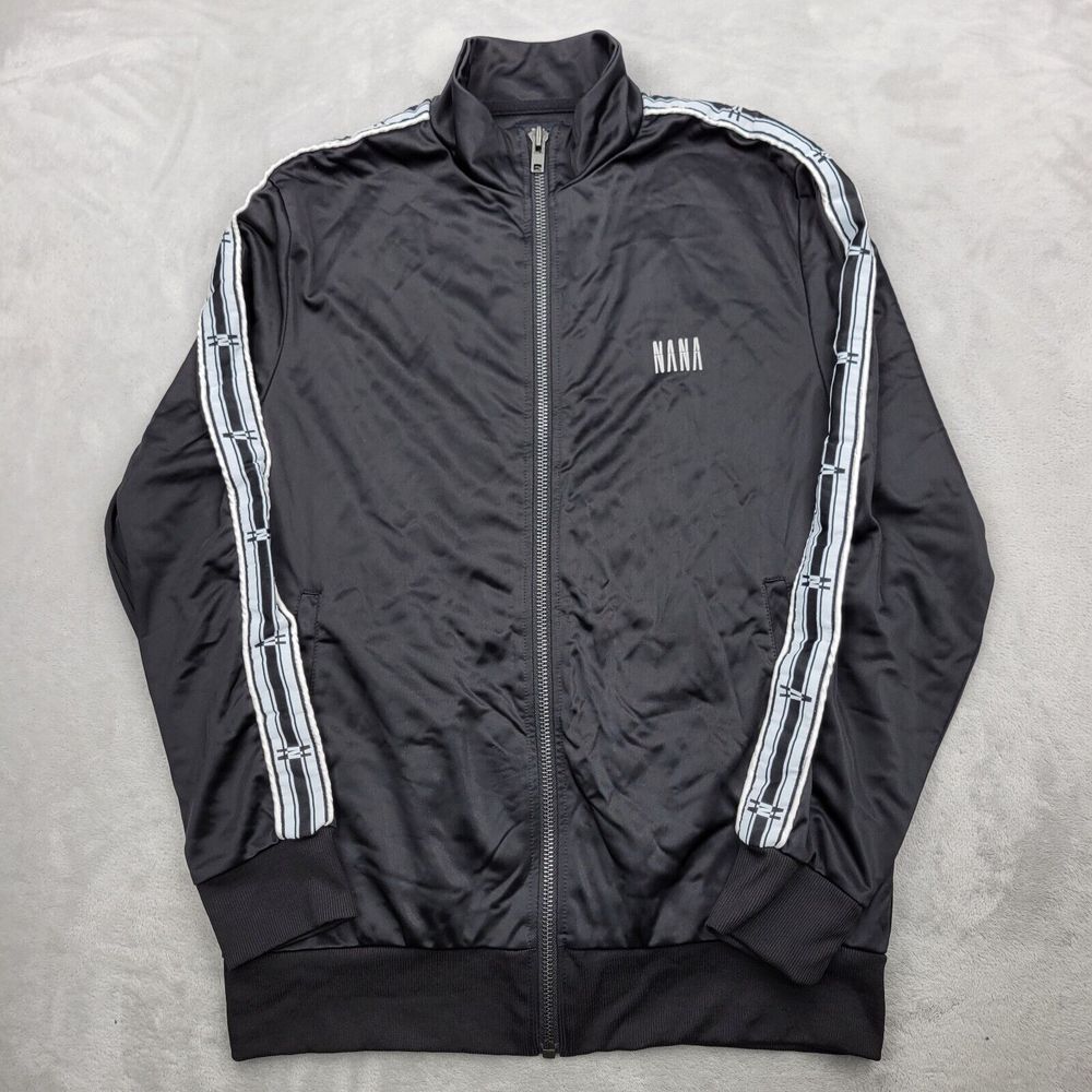 Nana‎ Judy Jacket Mens Medium Full Zip Up Track Coat Sweater Sweatshirt Vintage